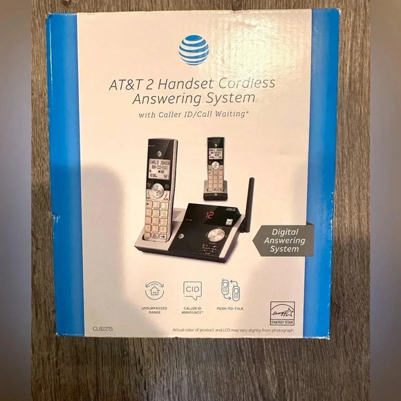 AT&T CL82215 2 Handset Cordless Answering System with Caller ID/Call Waiting - Picture 1 of 14